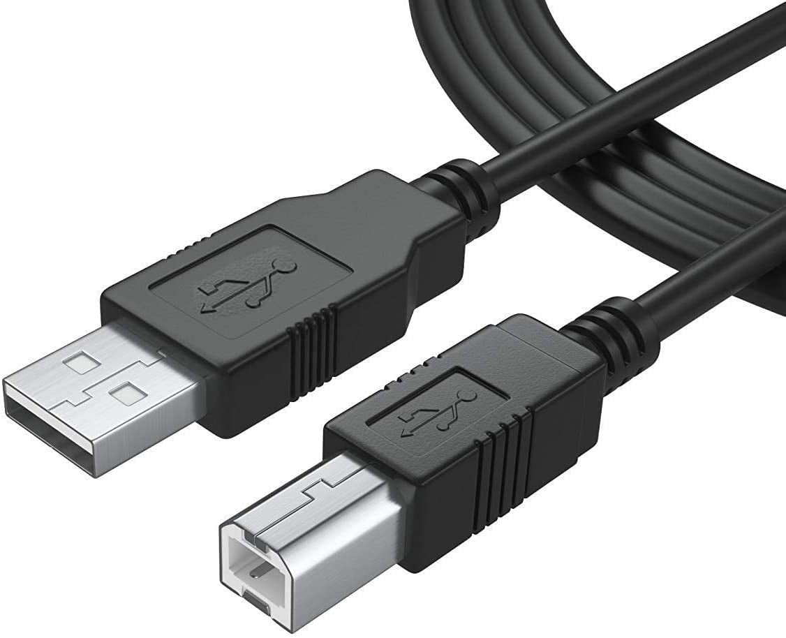 USB 2.0 Printer Cable for HP OfficeJet Laserjet Envy Epson
