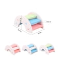 thumbnail image 3 of Hearth & Gear Macaron Color Hamster Cage Adorable Mini Pet Climbing Ladder Toy For Hamsters & Small Animals & Interactive Climbing Accessories For Your Furry ! Rabbit Maze Cardboard Space Pod for, 3 of 4