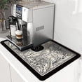 thumbnail image 4 of Escurridor de platos de cocina, alfombrilla absorbente para secado de vajilla, Mantel Individual, Protector de encimera, Tapis de cocina, 4 of 4