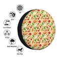 thumbnail image 4 of Fuzoiu Herb Of Burger Print Universal Spare Tire Cover with Buckle Strap, Waterproof Wheel Covers for Jeep, Trailer, RV, Truck and All Car-16 inch, 4 of 6