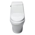 thumbnail image 1 of Eago R-133SEAT Replacement Soft Closing Plastic Toilet Seat, White for TB133, 1 of 5