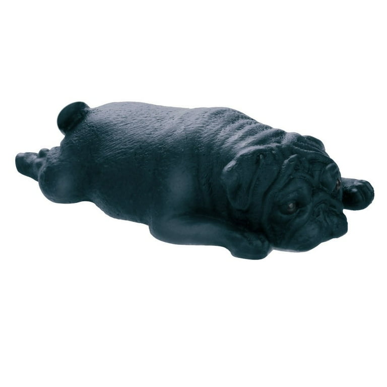 Squishy Toy Squishyies Pug Puppy Healing Fun Kawaii Stress Reliever Toys Gifts Pool Toys For Toddlers 1 3 Tpr Black