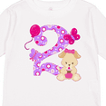 thumbnail image 4 of Inktastic Second Birthday with Cute Puppy and Butterflies Boys or Girls Long Sleeve Toddler T-Shirt, 4 of 5