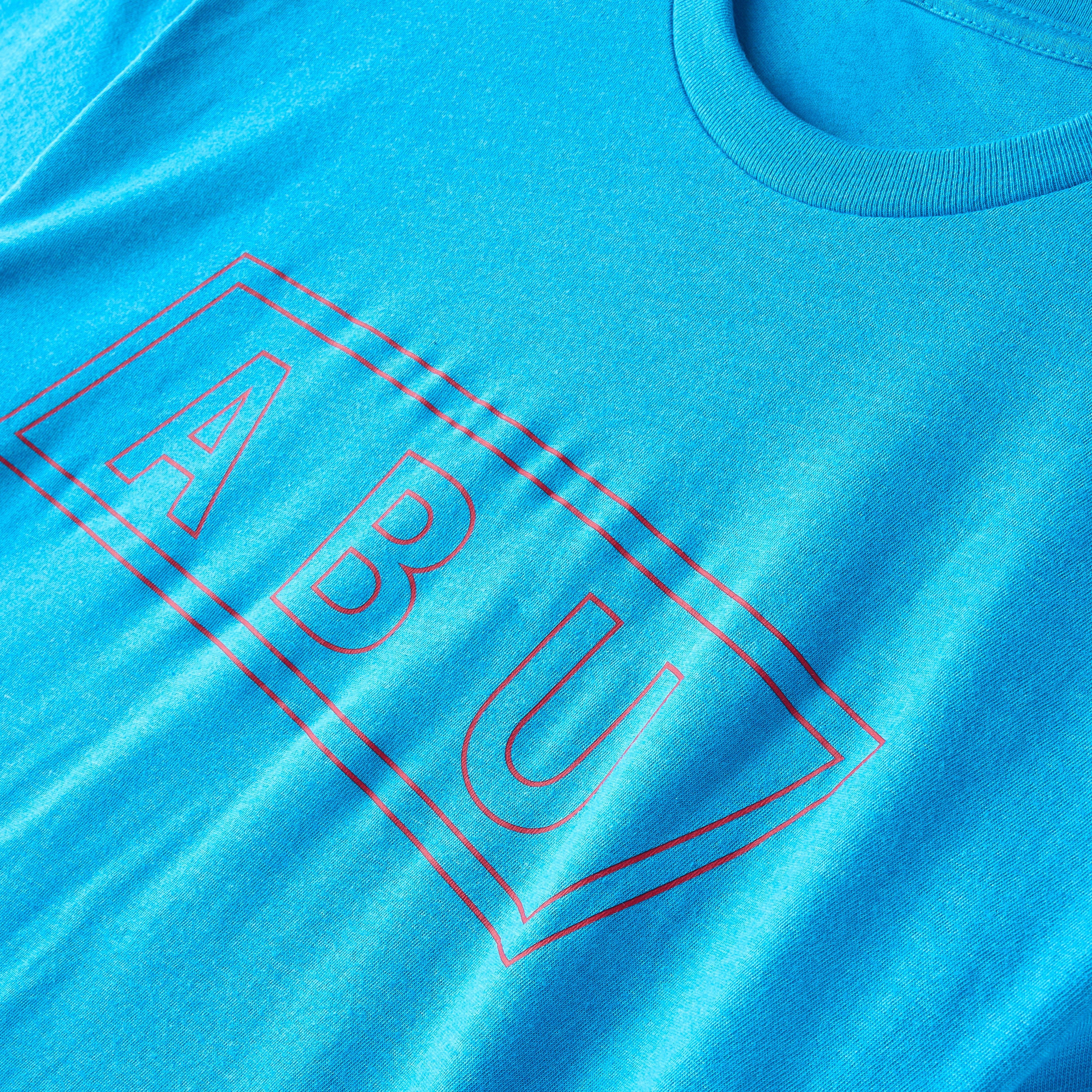 Abu Garcia ABU Front Double Keyline Tee, Size M (Blue)