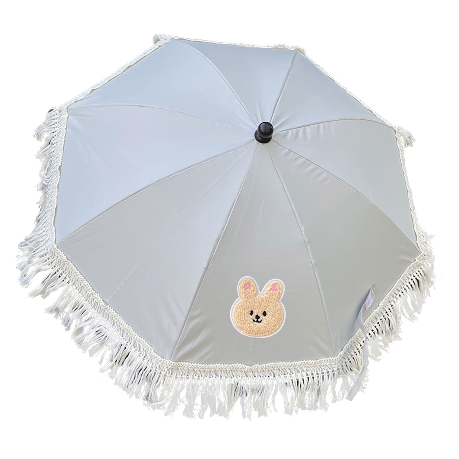 Foldable Sun Shade Clamp-On Umbrella for Strollers, Beach Chairs