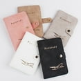 thumbnail image 3 of Waterproof Passport Holder Covers Case Travel PU Leather Credit Card Wallet Cute Passport Book For Women/Men Passport Cover, 3 of 14