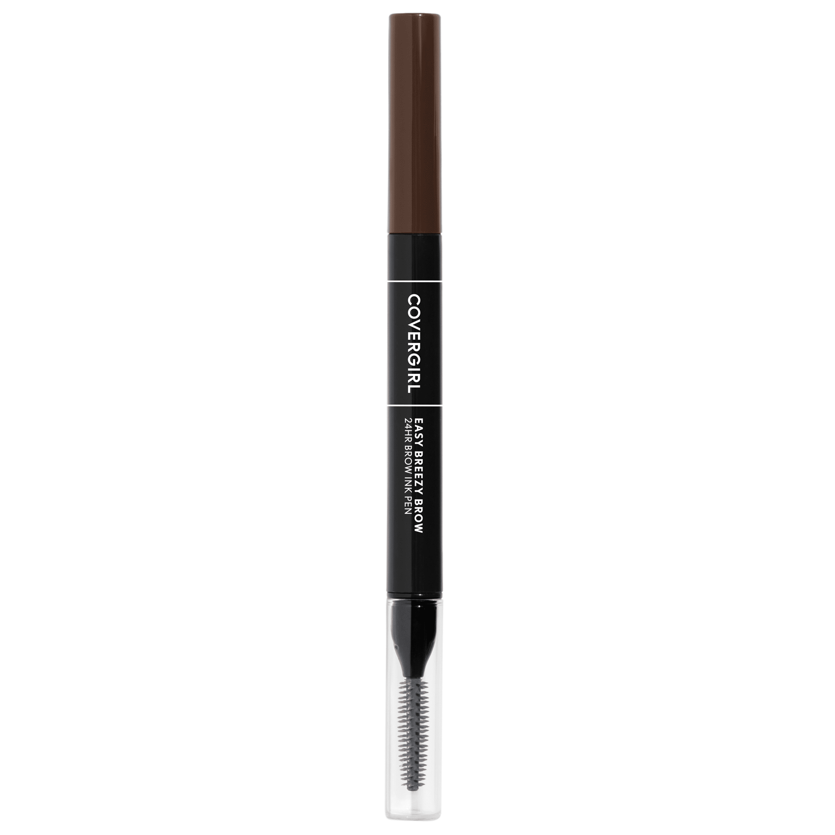 (2 pack) COVERGIRL Easy Breezy Brow All-Day Brow Ink Pen, 400 Rich Brown, 0.02 fl oz, Eyebrows, Eyebrow Pencil, Brow Pencil, Matte, Eyebrow Enhancer, Super-Fine Tip, Smudge Proof, Longlasting
