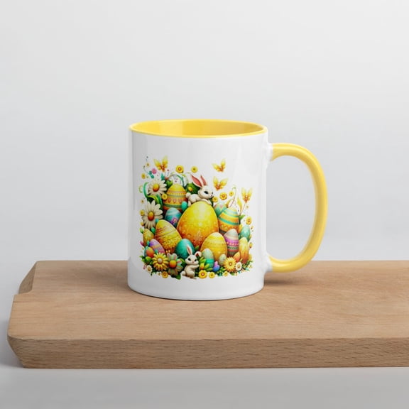 Golden Joy Easter Mug