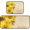 thumbnail image 7 of SKYSONIC Hello Fall Sunflower Kitchen Rugs 2 Pieces, Yellow Flower Floor Mat Room Area Rug Washable Carpet Perfect for Living Room Bedroom Entryway, 7 of 7
