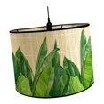 thumbnail image 4 of Milaget Drum Print Lamp Shade Lamp Shade Replacement Decoration Wicker Lamp Shade Rattan C, 4 of 9