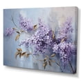 thumbnail image 2 of Designart "Blooming Lilac Bush In Purple And Blue II" Lilacs Wall Art Prints, 2 of 7