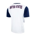 thumbnail image 3 of Icon Sports U.S. Soccer USMNT Adult Mens Game Day Poly Shirt - SHATTERED 2.0 Design, XL, 3 of 5