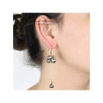 thumbnail image 2 of West Coast Jewelry Women's Bauble Hanging Stainless Steel Dangle Earrings, 2 of 4