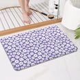 thumbnail image 4 of Purple Daisy Flower Pattern Bathroom Rugs Mat,Non Slip Microfiber Bathroom Rug,Rubber Backing,Soft Bathroom Mats for Bathroom Floor,Tub and Shower,17x27in(43x68cm), 4 of 5