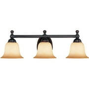 Hardware House 3-Light Bathroom Wall Fixture, Bronze