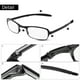 thumbnail image 5 of Gafas de Lectura Presbicia, Vidrio de Lectura Plegable Portátil y Ligero Unisex Lentes de Aumento para Computadora, Lectura, Video Juegos, Protección de Fatiga Visual(2,0-Rojo) EOTVIA NO, 5 of 6