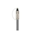 thumbnail image 4 of Monoprice Premium S/PDIF (Toslink) Digital Optical Audio Cable - Silver - 6 Feet | Heavy Duty Mesh Jacket, Metal Connector Heads, For Play Station, Xbox one, Home theater & More, 4 of 6