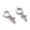 Silver, variant on Stainless Steel Cross Clip-on Earrings Hypoallergenic Gold Silver Purple Z342-Gold