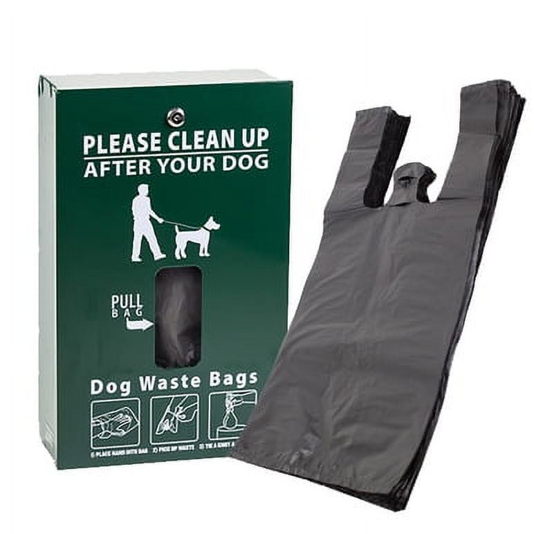 Mini Dog Waste Station / EZ-Tie Hanging Bag System (Green)