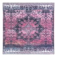 thumbnail image 3 of Unique Loom Renaissance Collection Area Rug - Roma (7' 3" Square Antique Rose/Black), 3 of 7