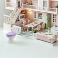 thumbnail image 3 of Ostracsh 10pcs Dollhouse Toilet: 1/12 Miniature Toilet For Dollhouse Bathroom - Realistic Tiny Closestool Mini Furniture For Scene Layout, 3 of 7