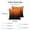 Orange, variant on Burnt Orange Black Ombre Outdoor Pillow Covers 24x24 Inch Throw Pillow Covers Set of 2 Waterproof Decorative Pillow Cases Modern Abstract Striped Gradient Cushion Covers for Patio Furniture Garden