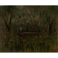 thumbnail image 2 of Ladislav Mednyánszky 14x12 Gold Ornate Wood Frame and Double Matted Museum Art Print Titled - In the Garden at the Table (1900 - 1910), 2 of 4