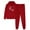 Red, variant on JURANMO Women's Two Piece Set Drawstring Hoodie Sweatsuit Love Heart Printed Sweatshirts Comfy Elastic Waist Sweatpants Two Piece Matching Sets Tracksuit Flash Deals of The Day Pink M