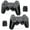 2 Black, variant on RetroFam PS2 Controller Wireless for Playstation 2 Game Console, Black