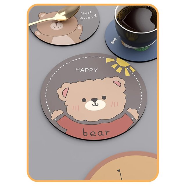 weibbin Heat-insulating Mat Table Mat High Temperature Mat Diatomite Diatomite Absorbent Mat Countertops Sink Mat Desktop Water Control Dinner Mat