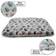 thumbnail image 3 of Dessert Pet Bed, Repeating Pattern of Yummy Cupcakes with Rose and Cherry Toppers on Hearts Backdrop, Resistant Pad for Dogs and Cats Cushion with Removable Cover, 24" x 39", Multicolor, by Ambesonne, 3 of 4
