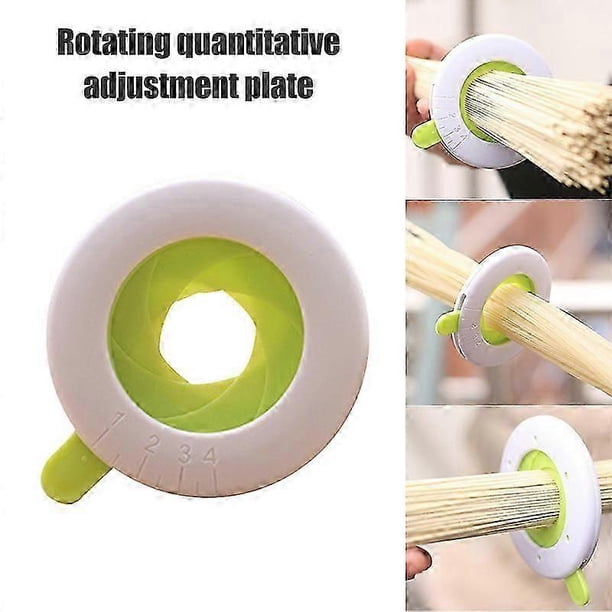 Spaghetti Measuring Tool With 4 Different Adjustment Gears Pasta Portion Control Gadgets Volumn Dispenser Kitchen Tool Green
