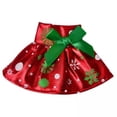 thumbnail image 1 of vestido de falda de muñeca,1/12 Falda de muñeca navideña,Vestido de de Navidad Ropa de alta costura de Papá Noel,Ropa de muñeca Juguetes para bebés Accesorios Regalos para niños<, 1 of 4