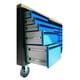thumbnail image 5 of GABINETE DE ACERO INOXIDABLE COLOR AZUL 15 CAJONES Y 3 GABINETES SUPERIORES, 5 of 10