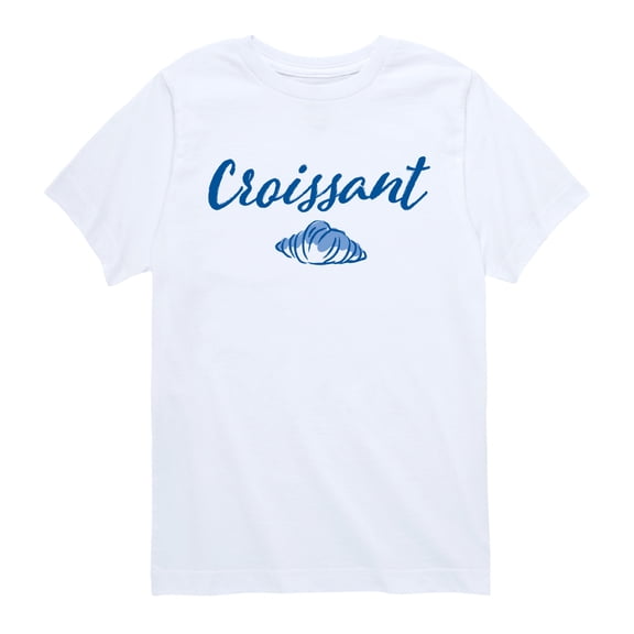 Instant Message - Croissant Short Sleeve Graphic T-Shirt