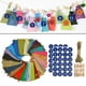 thumbnail image 4 of Paquete de 24 24 Colores Navidad Navidad 24 Días Arpillera cuenta de regresiva Bolsas de de, 4 of 9