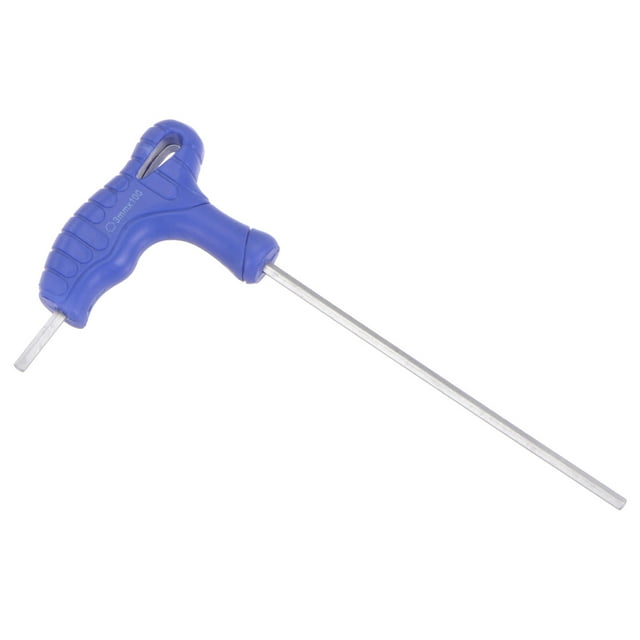 Unique Bargains Clé Hexagonale 3mm Poignée en T Clé à Double Extrémité, Acier CR-V Métrique