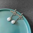 thumbnail image 4 of Earrings, Women's Earrings, Pearl Earrings, Gold Earrings Banmo, 4 of 5