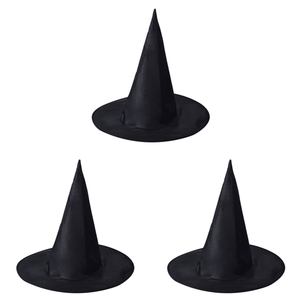 Sombrero Bruja Halloween Cosplay Brillante Decoraciones para El Al Aire Libre