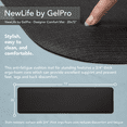 thumbnail image 4 of GelPro NewLife Designer Comfort Collection Kitchen Mat, 20" x 72" , Grasscloth Gray, 4 of 5
