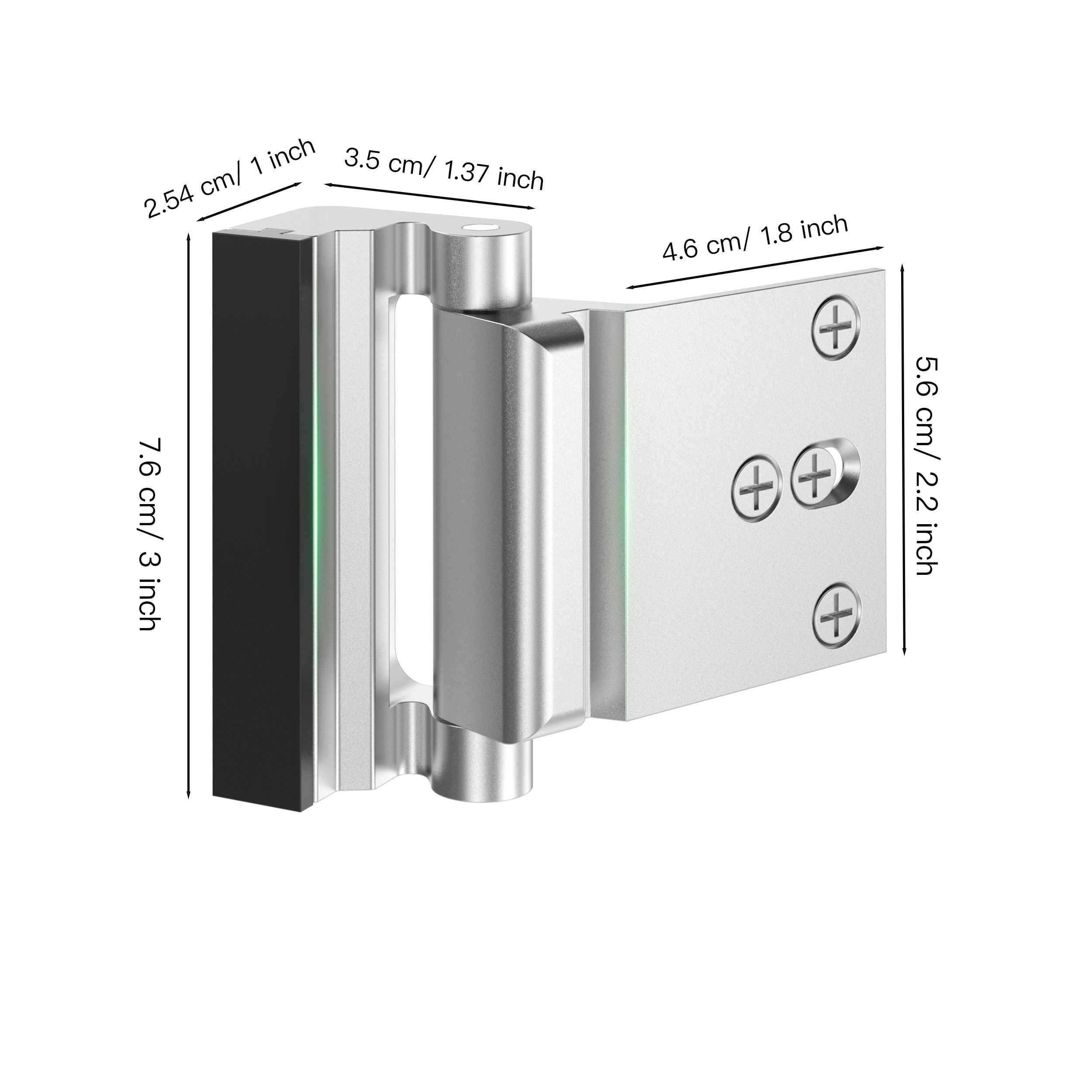 Treasem Door Reinforcement Lock, 2 Pack photo 3