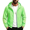 thumbnail image 6 of KyCheLot Zip up Jackets for Men Texture Pockets Hooded Casual Athletic Outdoor Lightweight Outwear, 6 of 7