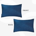 thumbnail image 2 of Daiia Deep Blue Glitter Bedding Waterproof Pillow Protector Zippered Queen – Bed Bug Proof Pillow Encasement-20"x30", 2 of 6