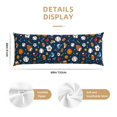 thumbnail image 2 of Body Pillow Cover - Soft Body Pillow Pillowcase, baseball football Breathable Long Body Pillow Case Cover with Invisible Zipper 20x60in, 2 of 5