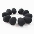 thumbnail image 2 of 10 Pcs Mini Headset Microphone High Elasticity Replacement Soft Sponge Sponge Windshield Microphone Cover Black, 2 of 9