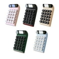thumbnail image 3 of Matsuzay Calculadora sencilla, dispositivo de cálculo de papelería para estudiantes, máquina de cálculo Vintage, llaves mecánicas, dulce Electrónica Té, 3 of 6