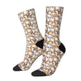thumbnail image 1 of Balery Cartoon Cat 1 Calcetas Largas con Estampado para Hombre y Mujer – Suaves y Transpirables, Talla Única (US 5-11), 1 of 6