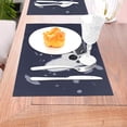 thumbnail image 5 of XMXY Woven Placemats Set of 6 PCS, Lark Style Game Controller Table Mats Washable Heat Resistant Placemats, 5 of 6