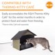 thumbnail image 4 of K&H Pet Products Outdoor Kitty Dining Room Green 14" X 20" X 16.5" Cat Beds 14.00 X 20.00 X 16.50 Inches ShopWise Round, 4 of 6