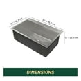 thumbnail image 3 of Cobbe Gray 30 inches Single Bowl  Drop-in Kitchen Sink, Stainless Steel 2-Hole, 3 of 9
